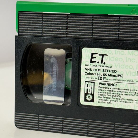 E.T. The Extra-Terrestrial VHS Tape - Picture 7 of 15